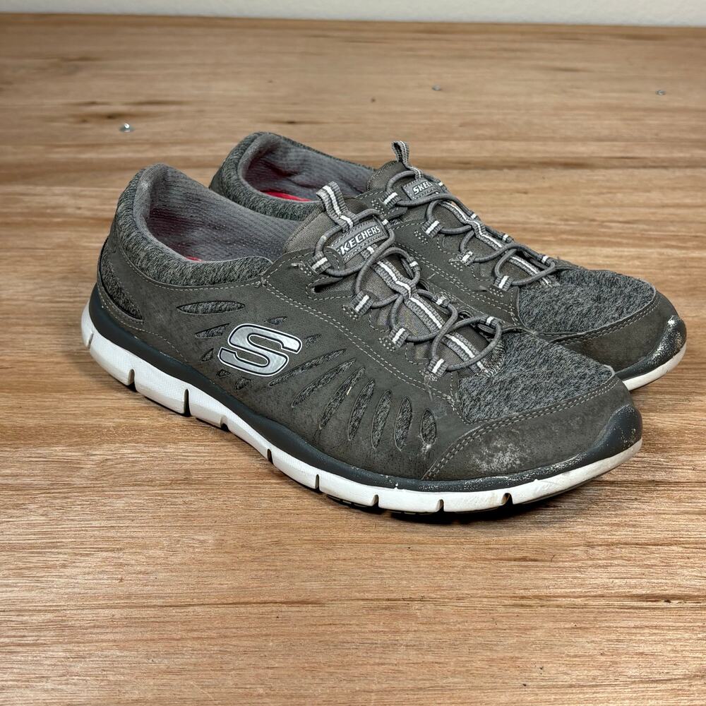 Skechers Gratis In Motion Women's Size 9.5 Gray 22386 Casual Shoes Sneakers